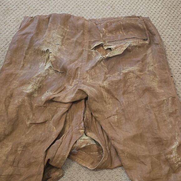 Heathen Brown Long-Sleeve Distroyed  Jumpsuit S - Picture 8 of 10